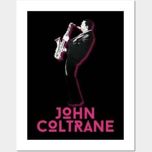 John coltrane\\retro fan art Posters and Art